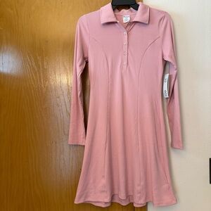 No Boundaries Pink Long Sleeve Dress